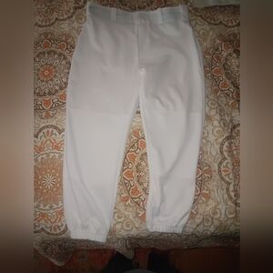 Easton womens large softball pants white